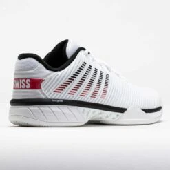 K-Swiss Hypercourt Express 2 Men's White/Black/Mars Red -Holabird Sports Store 118287 6