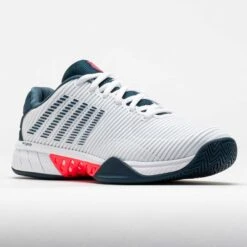 K-Swiss Hypercourt Express 2 Men's White/Stargazer/Neon Blaze -Holabird Sports Store 118288 5