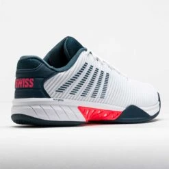 K-Swiss Hypercourt Express 2 Men's White/Stargazer/Neon Blaze -Holabird Sports Store 118288 6