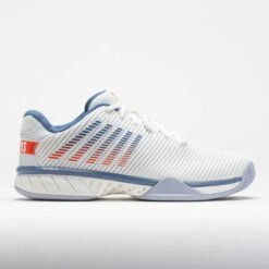 K-Swiss Hypercourt Express 2 Men's Lucent White/Infinity/Scarlet Ibis