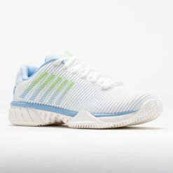 K-Swiss Hypercourt Express 2 Clay Women's White/Canal/Paradise Green -Holabird Sports Store 118294 5