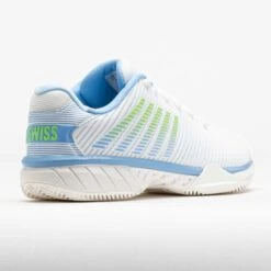 K-Swiss Hypercourt Express 2 Clay Women's White/Canal/Paradise Green -Holabird Sports Store 118294 6