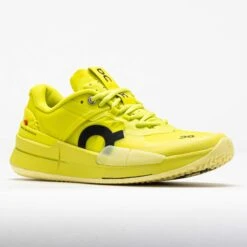 On Running On The Roger Pro 2 Clay Men's Lime/Limelight -Holabird Sports Store 118308 5