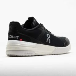 On Running On The Roger Advantage Pro Clay Men's Black/White -Holabird Sports Store 118313 6