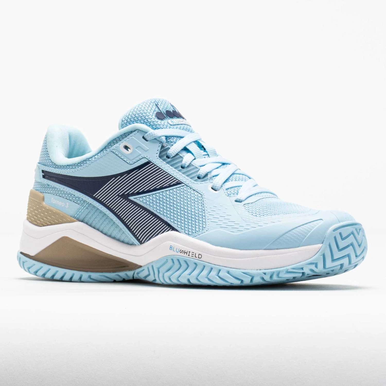 Diadora Blushield Torneo 3 AG Women's Corydalis Blue/Black Iris 5 Diadora Blushield Torneo 3 AG Women's Corydalis Blue/Black Iris - Image 5
