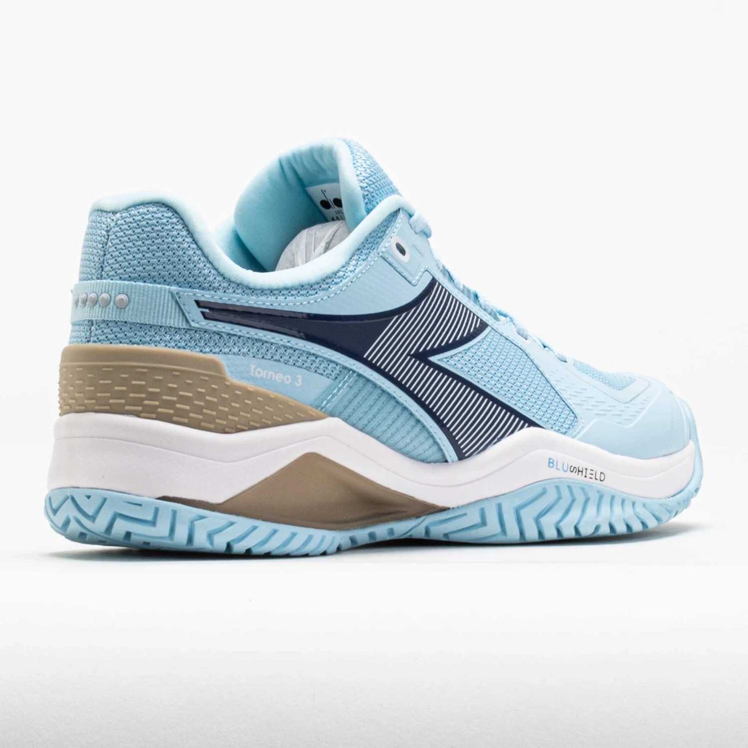 Diadora Blushield Torneo 3 AG Women's Corydalis Blue/Black Iris 6 Diadora Blushield Torneo 3 AG Women's Corydalis Blue/Black Iris - Image 6