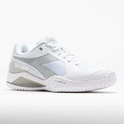 Diadora Blushield Torneo 3 AG Men's White/Silver -Holabird Sports Store 118327 5