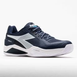 Diadora Blushield Torneo 3 Clay Men's Blue Corsair/White -Holabird Sports Store 118328 5