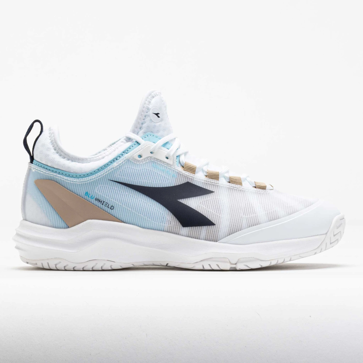 Diadora Speed Blushield Fly 4+ AG Women's White/Blue Corsair 1 Diadora Speed Blushield Fly 4+ AG Women's White/Blue Corsair