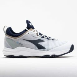 Diadora Speed Blushield Fly 4+ AG Men's White/Blue Corsair