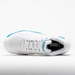 Wilson Rush Pro Ace Men's White/White/Atomic Blue -Holabird Sports Store 118379 2