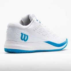 Wilson Rush Pro Ace Men's White/White/Atomic Blue -Holabird Sports Store 118379 6