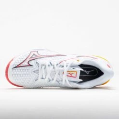 Mizuno Wave Exceed Tour 6 AC Women's White/Calypso Coral -Holabird Sports Store 118427 2