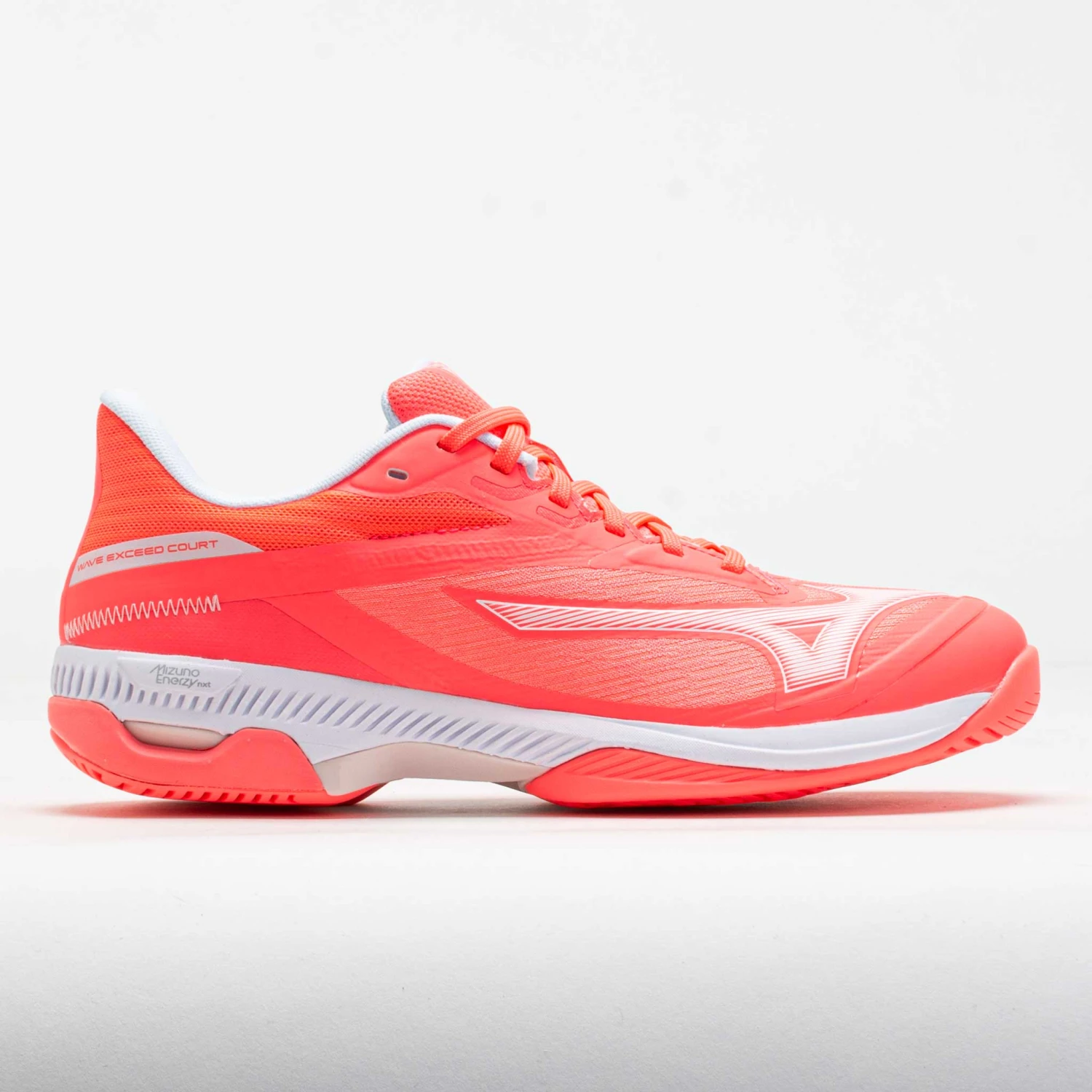 Mizuno Wave Exceed Court AC Women's Striking Coral/White 1 Mizuno Wave Exceed Court AC Women's Striking Coral/White