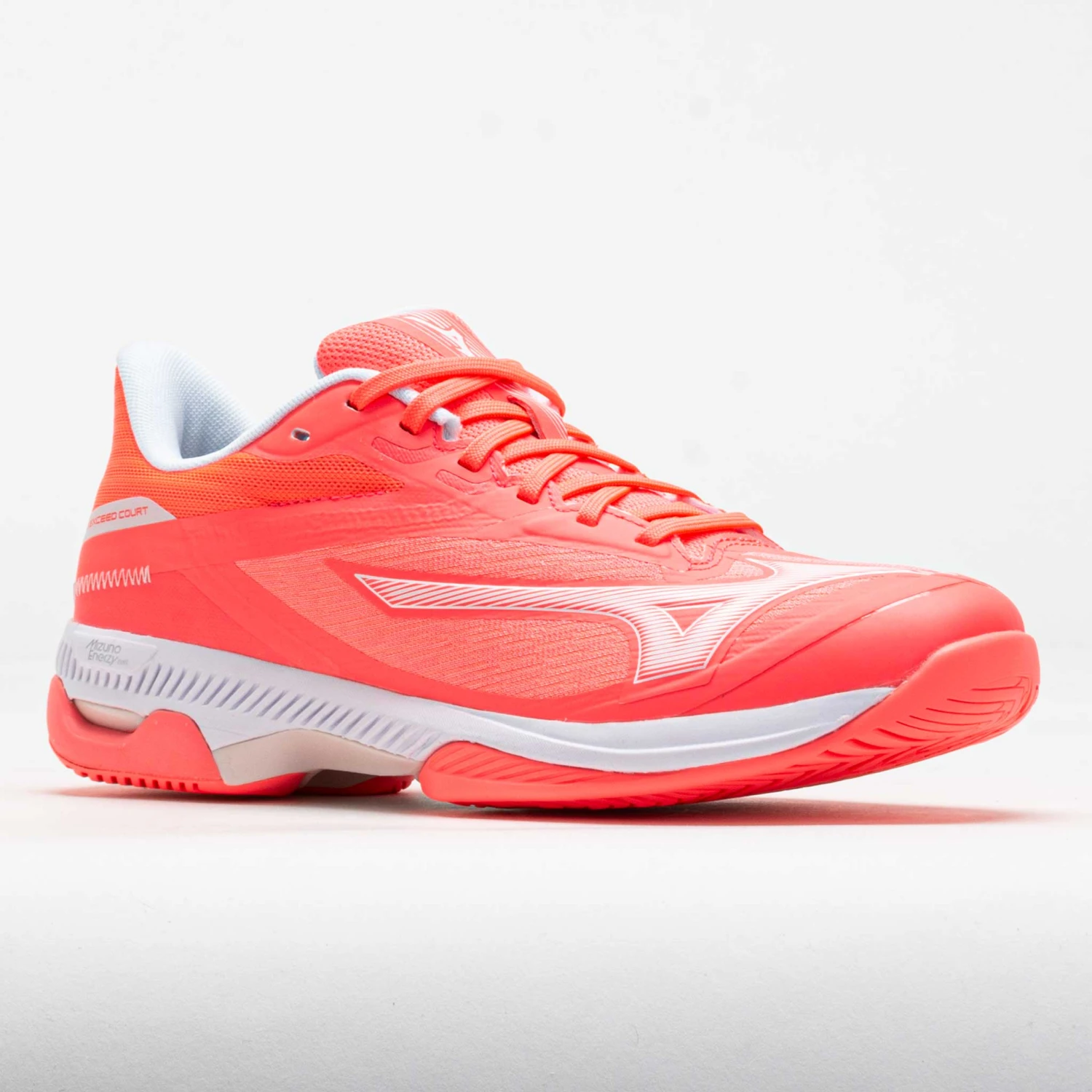 Mizuno Wave Exceed Court AC Women's Striking Coral/White 5 Mizuno Wave Exceed Court AC Women's Striking Coral/White - Image 5