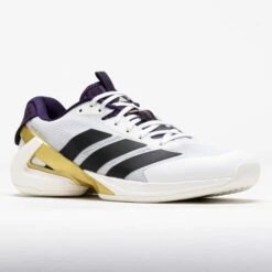 Adidas Adizero Ubersonic 5 Men's White/Black/Aurora Plum -Holabird Sports Store 118502 5