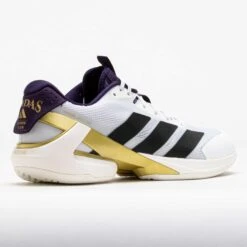 Adidas Adizero Ubersonic 5 Men's White/Black/Aurora Plum -Holabird Sports Store 118502 6