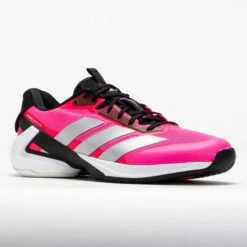 Adidas Adizero Ubersonic 5 Men's Lucid Pink/Silver Metallic/Black -Holabird Sports Store 118503 5
