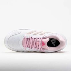 Adidas CourtJam Control 3 Women's White/Silver Metallic/Lucid Pink 8 Adidas CourtJam Control 3 Women's White/Silver Metallic/Lucid Pink -Holabird Sports Store 118514 2