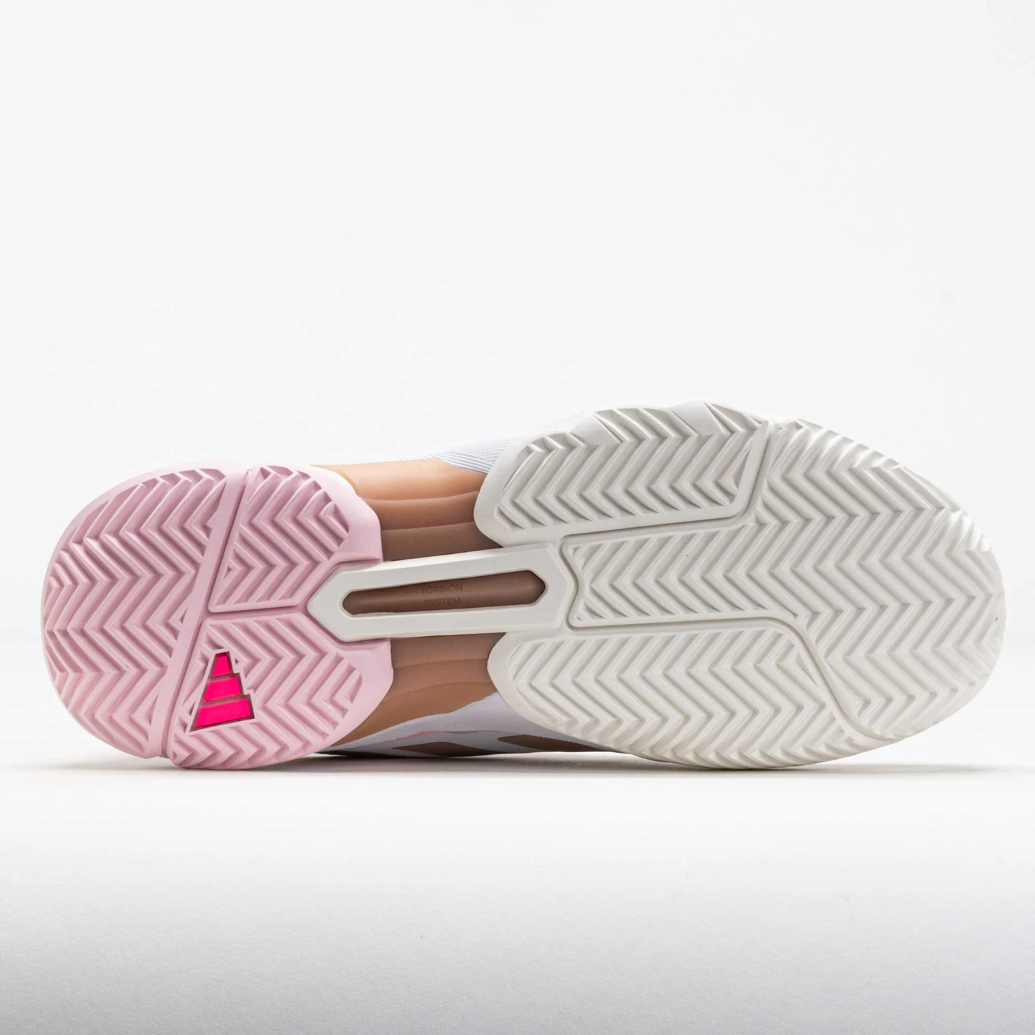 Adidas CourtJam Control 3 Women's White/Silver Metallic/Lucid Pink 4 Adidas CourtJam Control 3 Women's White/Silver Metallic/Lucid Pink - Image 4