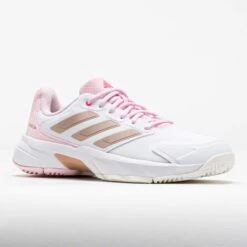 Adidas CourtJam Control 3 Women's White/Silver Metallic/Lucid Pink 10 Adidas CourtJam Control 3 Women's White/Silver Metallic/Lucid Pink -Holabird Sports Store 118514 5