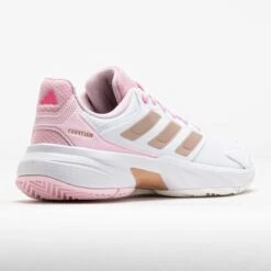 Adidas CourtJam Control 3 Women's White/Silver Metallic/Lucid Pink 11 Adidas CourtJam Control 3 Women's White/Silver Metallic/Lucid Pink -Holabird Sports Store 118514 6
