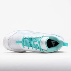 Adidas AvaFlash Women's White/Silver Metallic/Flash Aqua -Holabird Sports Store 118515 2