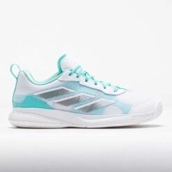 Adidas AvaFlash Women's White/Silver Metallic/Flash Aqua