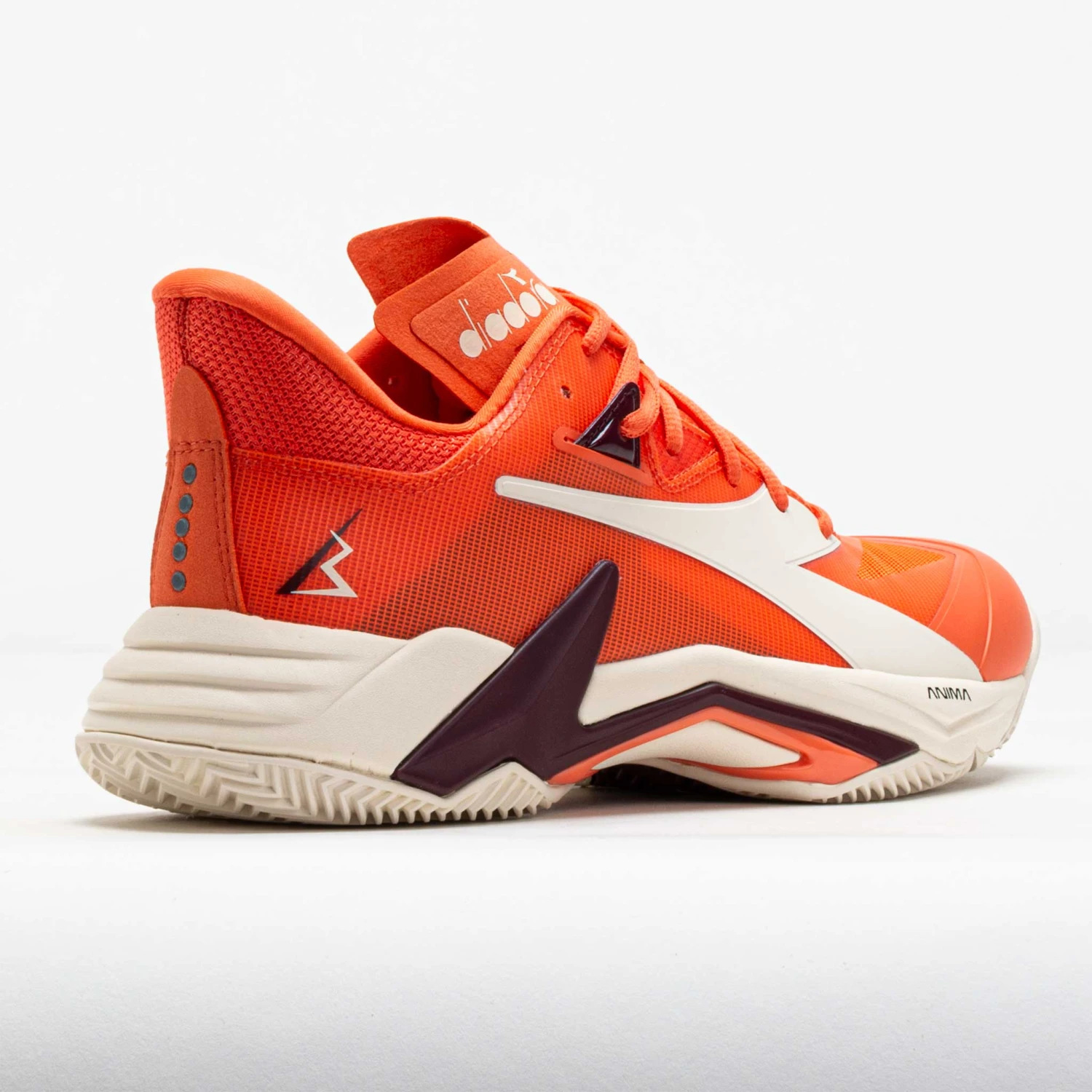 Diadora B.Icon 3 Clay Men's Nasturtium/Whisper White 6 Diadora B.Icon 3 Clay Men's Nasturtium/Whisper White - Image 6