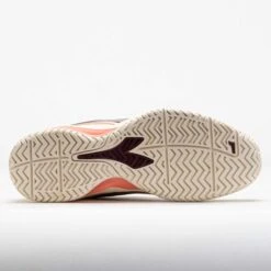 Diadora Blushield Torneo 3 AG Women's White/Maroon/Desert Flower -Holabird Sports Store 118522 4