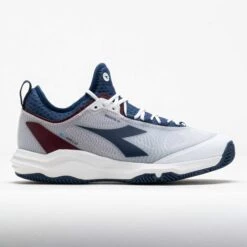 Diadora Speed Blushield Fly 4+ Clay Men's White/Ensign Blue/Maroon