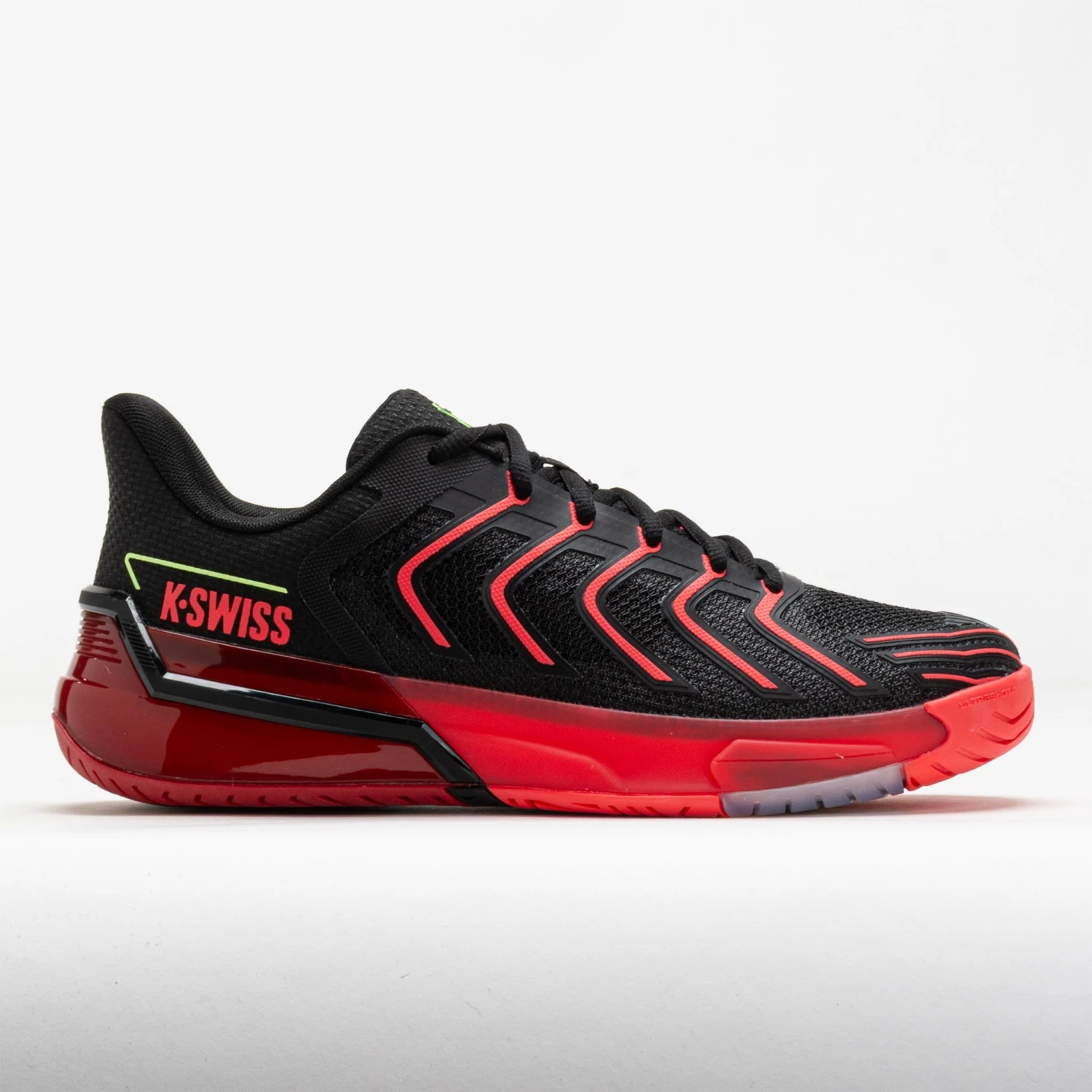 K-Swiss Ultrashot 4 Men's Black/Neon Lava/Chili Pepper 1 K-Swiss Ultrashot 4 Men's Black/Neon Lava/Chili Pepper