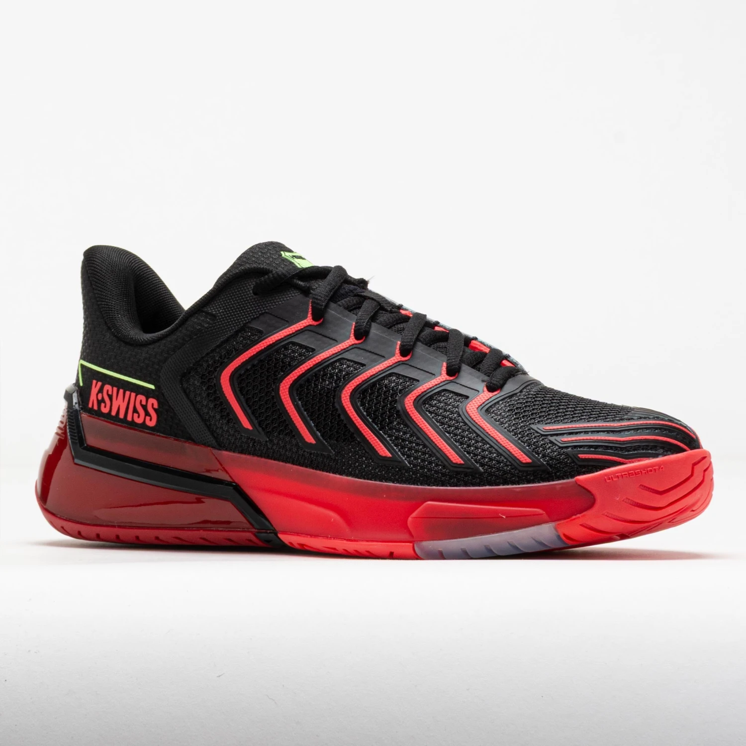 K-Swiss Ultrashot 4 Men's Black/Neon Lava/Chili Pepper 5 K-Swiss Ultrashot 4 Men's Black/Neon Lava/Chili Pepper - Image 5