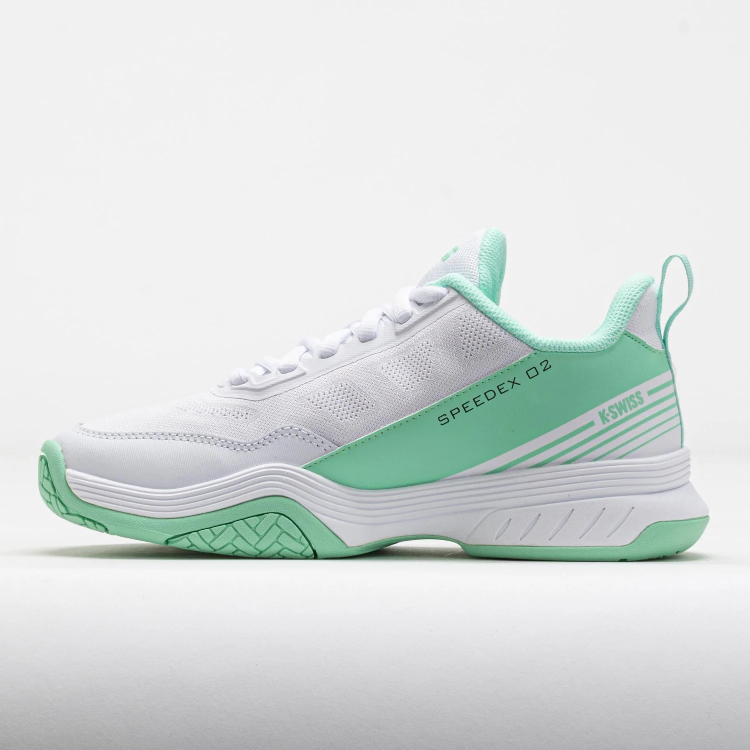 K-Swiss Speedex 2 Women's White/Neon Mint/Black 2 K-Swiss Speedex 2 Women's White/Neon Mint/Black - Image 2