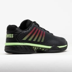 K-Swiss Hypercourt Express 2 Men's Black/Soft Neon Green/Neon Lava -Holabird Sports Store 118547 6