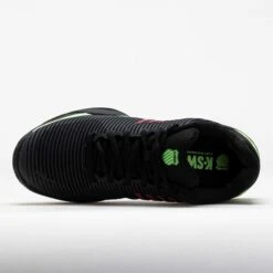 K-Swiss Hypercourt Express 2 Clay Men's Black/Neon Green/Neon Lava 8 K-Swiss Hypercourt Express 2 Clay Men's Black/Neon Green/Neon Lava -Holabird Sports Store 118549 2