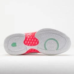 K-Swiss Hypercourt Express 2 Women's White/Neon Pastel Pink/Black -Holabird Sports Store 118550 4