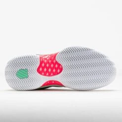 K-Swiss Hypercourt Express 2 Clay Women's White/Neon Pastel Pink/Black -Holabird Sports Store 118552 4