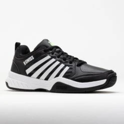 K-Swiss Court Express 2 Men's Black/White/Soft Neon Green -Holabird Sports Store 118553 5
