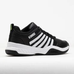 K-Swiss Court Express 2 Men's Black/White/Soft Neon Green -Holabird Sports Store 118553 6