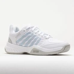 K-Swiss Court Express 2 Women's White/Ballad Blue/Dawn Blue -Holabird Sports Store 118554 5