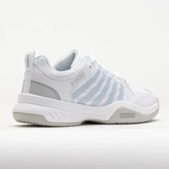 K-Swiss Court Express 2 Women's White/Ballad Blue/Dawn Blue -Holabird Sports Store 118554 6