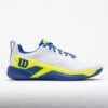 Wilson Rush Pro 4.5 Men's White/Amparo Blue/Safety Yellow 12 Wilson Rush Pro 4.5 Men's White/Amparo Blue/Safety Yellow -Holabird Sports Store 118719 3