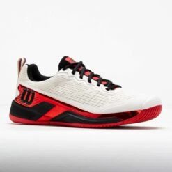 Wilson Rush Pro 4.5 Men's Tofu/Infrared/Black -Holabird Sports Store 118756 5