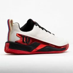 Wilson Rush Pro 4.5 Men's Tofu/Infrared/Black -Holabird Sports Store 118756 6