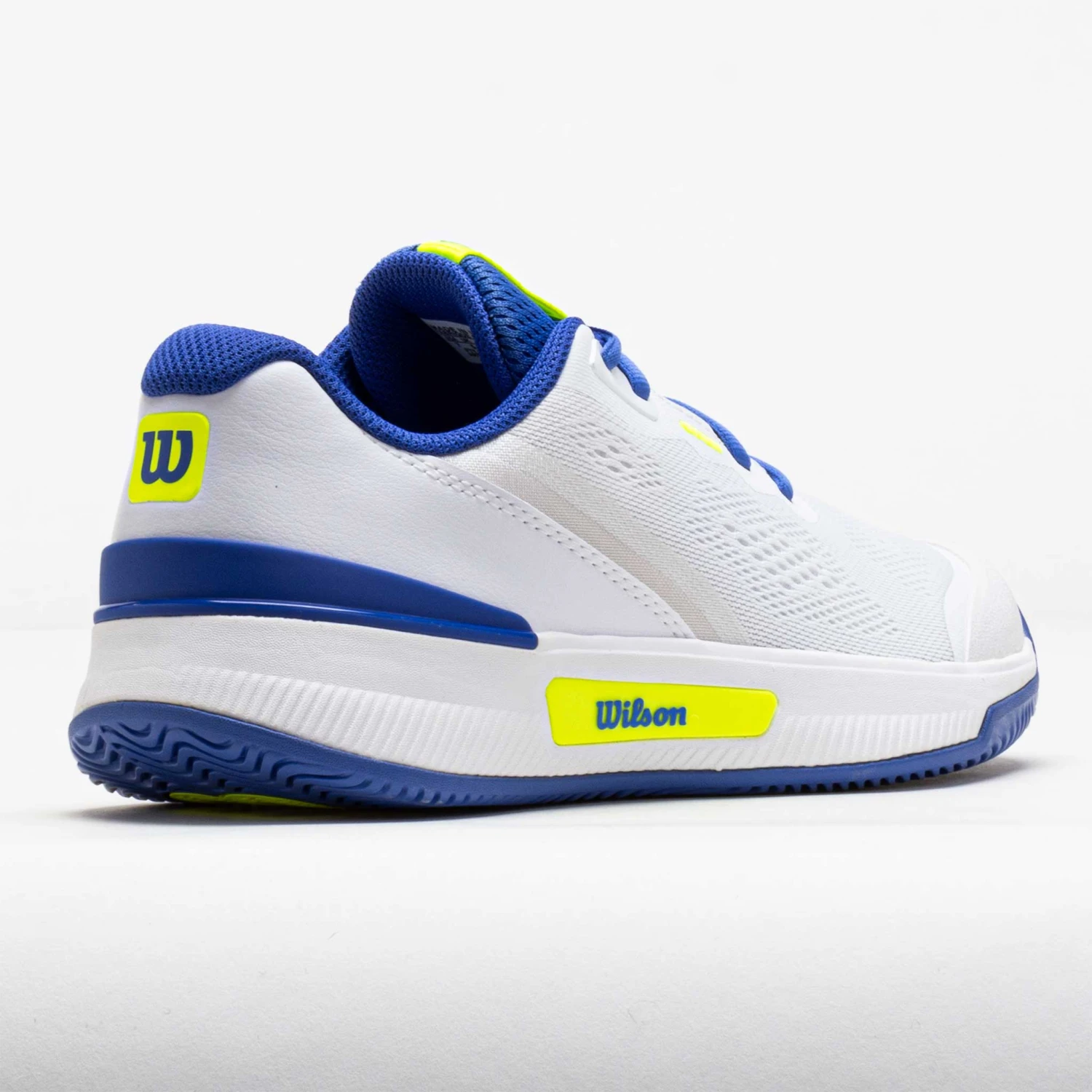 Wilson Intrigue Pro Women's White/Amparo Blue/Safety Yellow 6 Wilson Intrigue Pro Women's White/Amparo Blue/Safety Yellow - Image 6