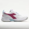 Diadora Challenge 5 SL Junior White/Pinklady -Holabird Sports Store 121358 3
