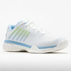 K-Swiss Hypercourt Express 2 Junior White/Dutch Canal/Paradise Green -Holabird Sports Store 121517 5
