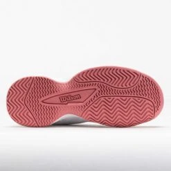 Wilson Rush Pro Junior L White/White/Mauveglow -Holabird Sports Store 121539 4