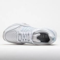 K-Swiss Court Express 2 Junior White/Ballad Blue/Dawn Blue 8 K-Swiss Court Express 2 Junior White/Ballad Blue/Dawn Blue -Holabird Sports Store 121550 2